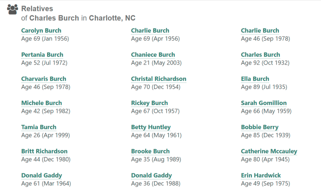 Charles Burch 39 Charlotte NC 704 567 4429 Public Records Profile 05 17 2025 06 53 PM 1 1024x610