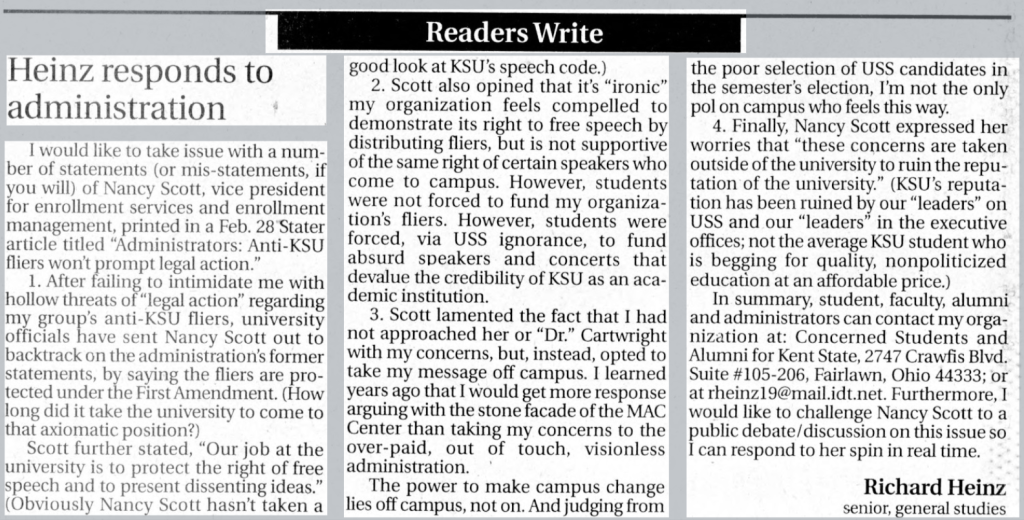 Daily Kent Stater 7 March 1997 — Daily Kent Stater Digital Archive 06 01 2025 04 04 AM 1024x520