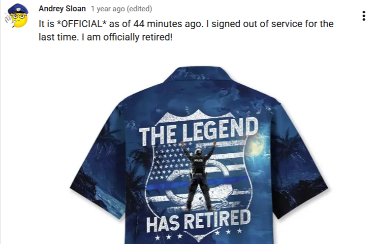 Curtis Sloan Retired