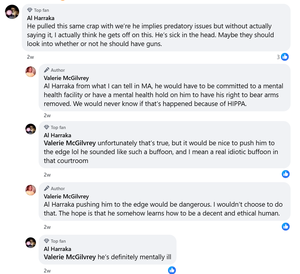 Today I Listened To The Audio Of The Valerie McGilvrey Facebook 01 04 2026 11 40 PM